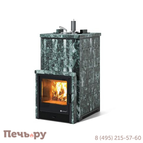 Банная печь ИзиСтим Южная 22 с топкой из парной с закрытым верхом фото 2