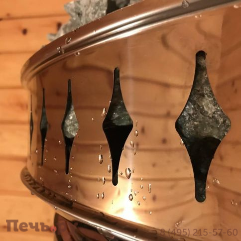 Банная печь КДМ Русская баня в кирпичной облицовке фото 8