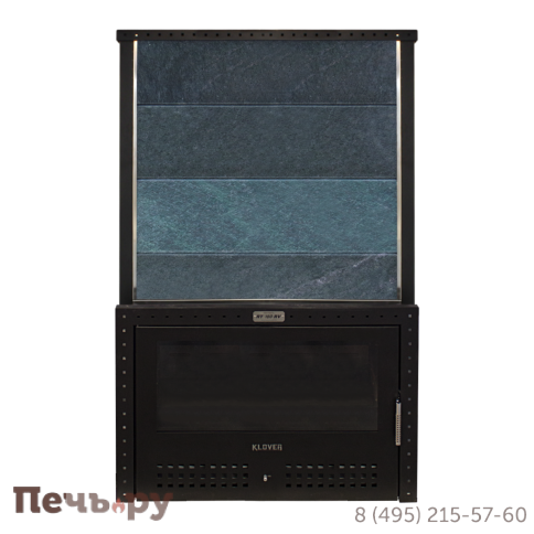 Банная печь Klover RT 100-RV 310S в облицовке серпентинит фото 2