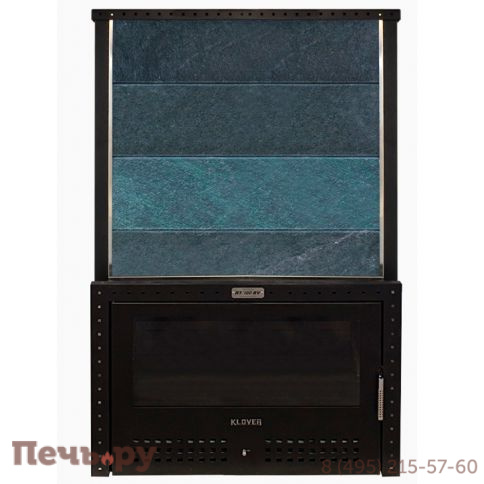 Банная печь Klover RT 100-RV в облицовке серпентинит фото 6