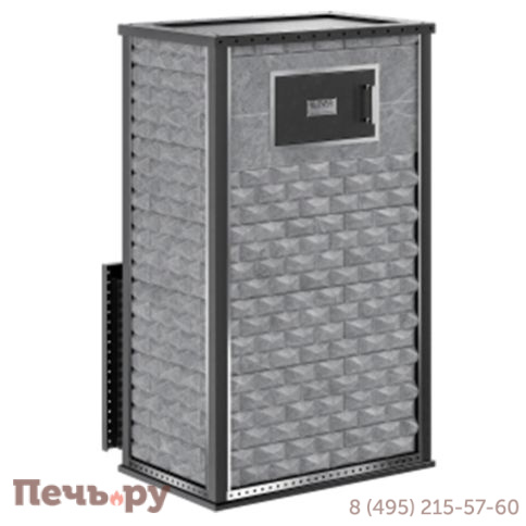 Банная печь Klover RT 100-RV в облицовке талькомагнезит, Design 09 фото