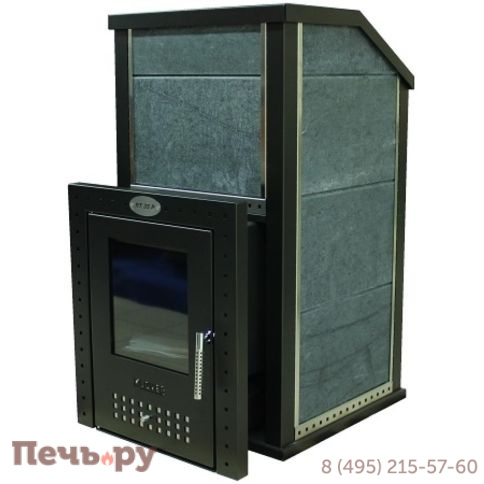 Банная печь Klover RT 20-P в облицовке серпентинит фото