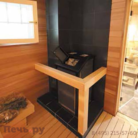 Банная печь Klover RT 20-P в облицовке талькомагнезит фото 3