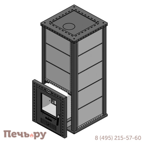 Банная печь Klover RT 20-RV в облицовке серпентинит фото 4