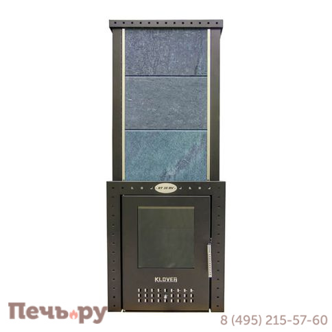 Банная печь Klover RT 20-RV в облицовке талькомагнезит фото 2
