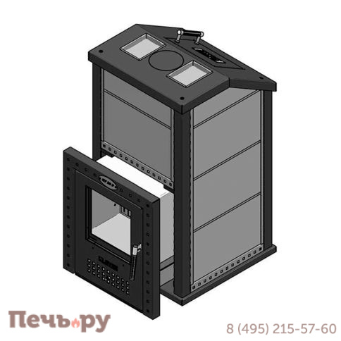 Банная печь Klover RT 35-P в облицовке серпентинит фото 4