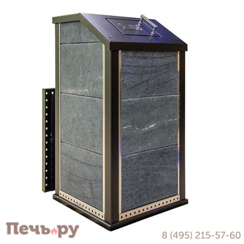 Банная печь Klover RT 35-P в облицовке талькомагнезит фото 3