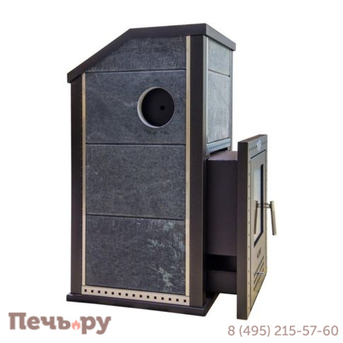 Банная печь Klover RT 35-P в облицовке жадеит фото 2