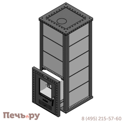 Банная печь Klover RT 35-RV 310S в облицовке талькомагнезит фото 6