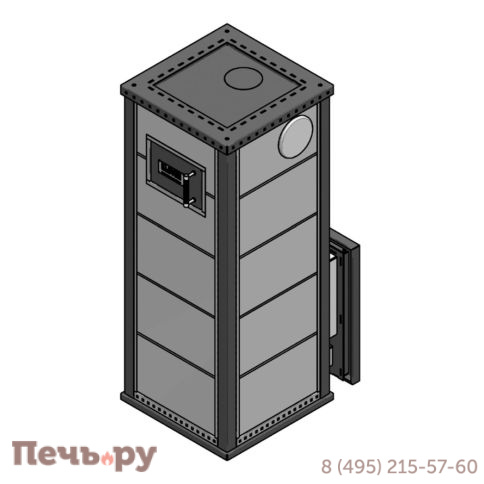 Банная печь Klover RT 35-RV 310S в облицовке талькомагнезит фото 7