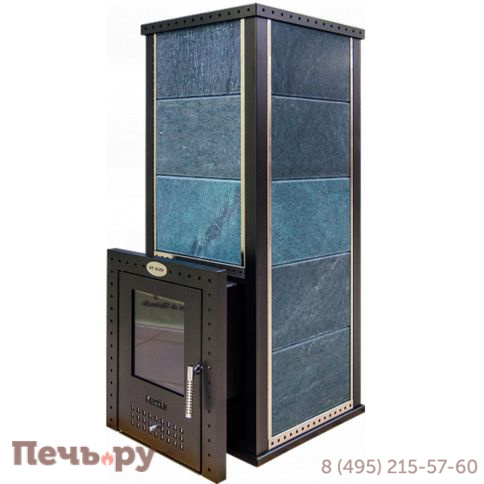 Банная печь Klover RT 35-RV 310S в облицовке талькомагнезит фото