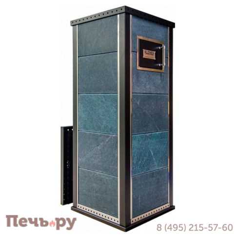 Банная печь Klover RT 35-RV в облицовке серпентинит фото 3