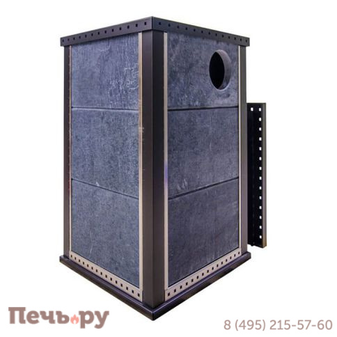 Банная печь Klover RT 35 в облицовке талькомагнезит фото 2