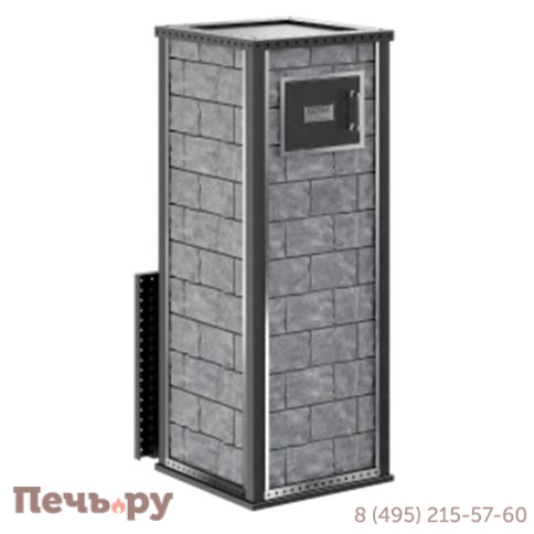Банная печь Klover RT 50-RV в облицовке талькомагнезит, Design 02 фото