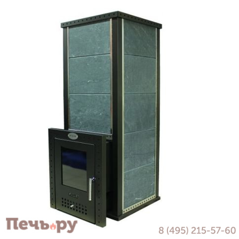 Банная печь Klover RT 50-RV в облицовке талькомагнезит фото
