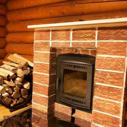 Банная печь Прометалл Атмосфера L КТТ с комбинированной облицовкой фото 14