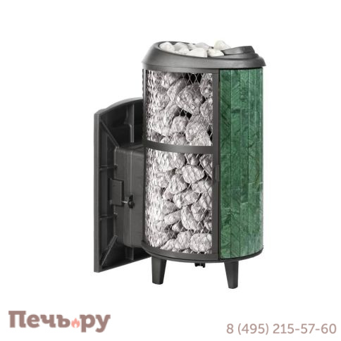 Банная печь Прометалл Атмосфера L КТТ с комбинированной облицовкой фото 2
