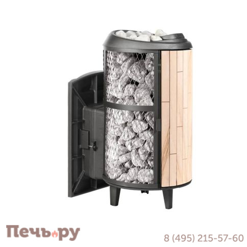 Банная печь Прометалл Атмосфера L КТТ с комбинированной облицовкой фото 4