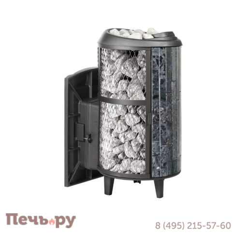 Банная печь Прометалл Атмосфера L КТТ с комбинированной облицовкой фото 5