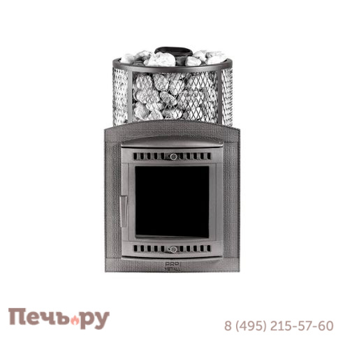 Банная печь Прометалл Атмосфера L с сеткой нержавейкой фото 13