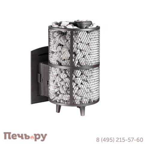 Банная печь Прометалл Атмосфера L с сеткой нержавейкой фото 14