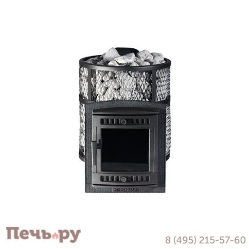 Банная печь Прометалл Атмосфера М (Мини) с сеткой нержавейкой фото 8