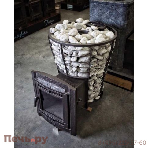 Банная печь Прометалл Атмосфера V Сетка нержавейка фото 11