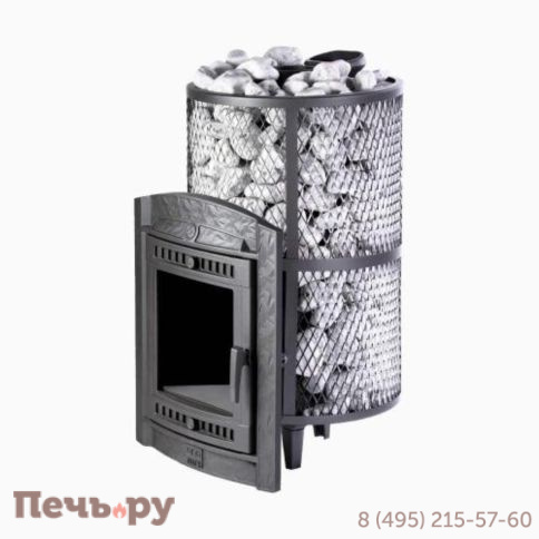 Банная печь Прометалл Атмосфера XL+ КТТ с сеткой нержавейкой фото