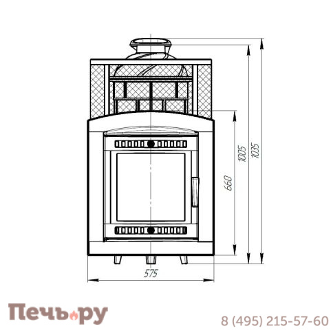 Банная печь Прометалл Атмосфера XL (Про) с сеткой нержавейкой фото 14