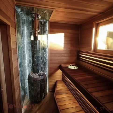 Банная Печь Прометалл Атмосфера XL в ламелях фото 18