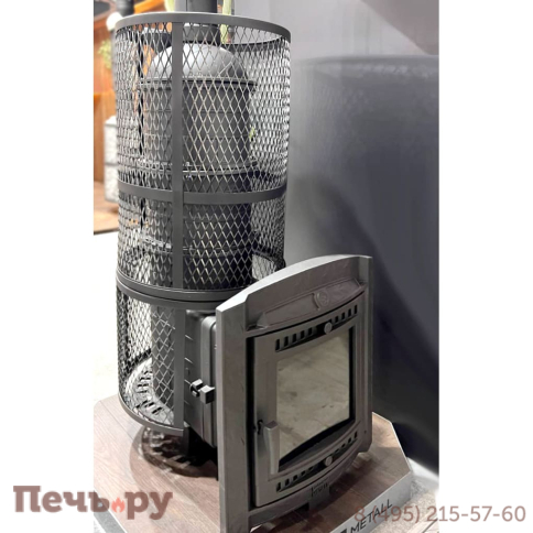 Банная печь Прометалл Атмосфера XXL с сеткой из нержавеющей стали фото 34