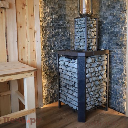 Банная печь Прометалл Эйфория 45 в сетке фото 5