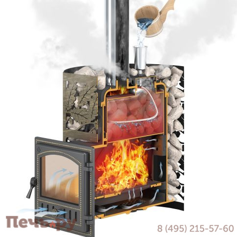 Банная печь Эверест 24 Легкий пар (280) фото 2