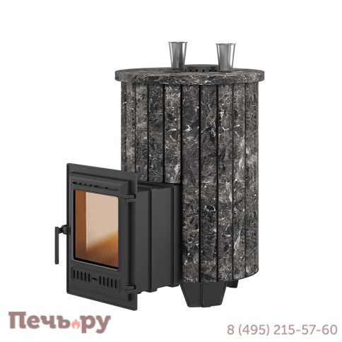 Банная печь Эверест Steam Master 30 Чугун Ламель Пироксенит S-20 фото