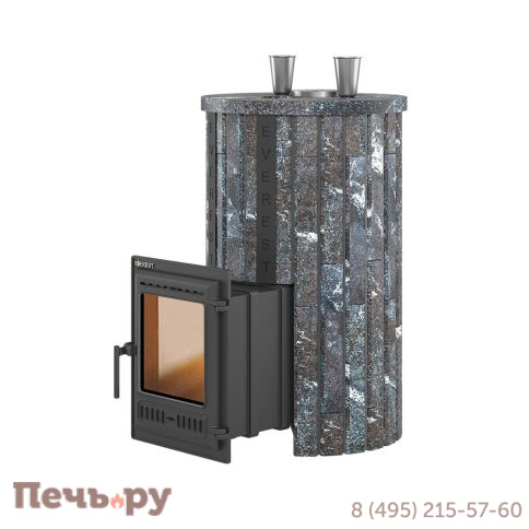 Банная печь Эверест Steam Master 38 Чугун Ламель, S-20 фото