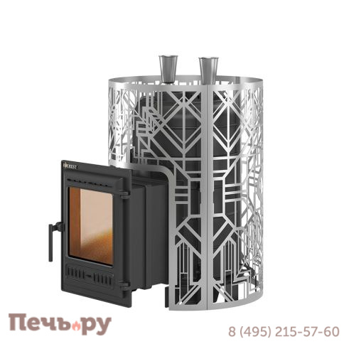 Банная печь Эверест Steam Master Galaxy 30 чугун (320М) фото 2