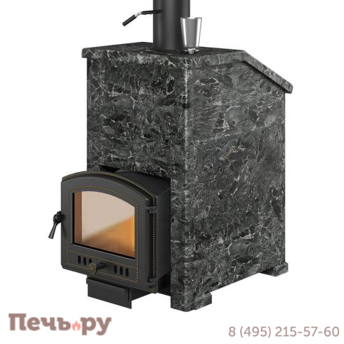 Банная печь Везувий Легенда Ретро 224 в облицовке Президент фото 2