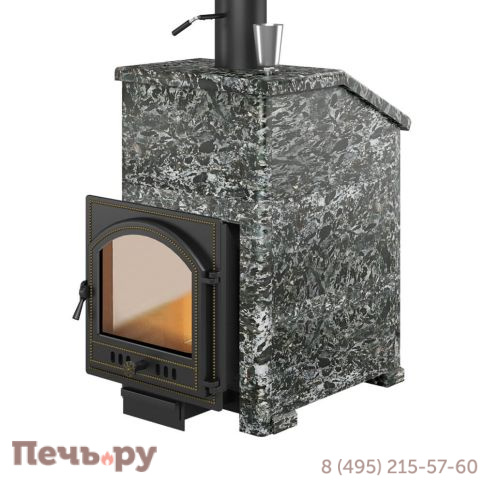 Банная печь Везувий Легенда Ретро 24 (205) в облицовке Президент фото 3