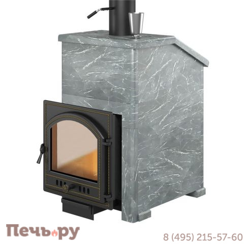 Банная печь Везувий Легенда Ретро 24 (205) в облицовке Президент фото