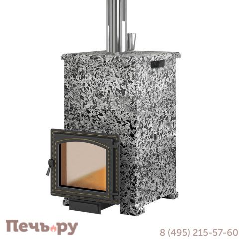 Банная печь Везувий Легенда Русский пар 24 (240) Next в облицовке из камня, S-40 фото 3