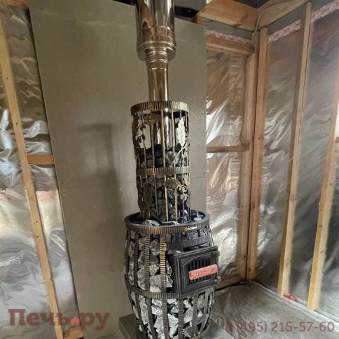 Банная печь Везувий Легенда Русский пар Ковка 18 (240) фото 4