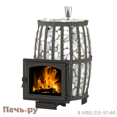 Банная печь Везувий Легенда Русский пар Ковка 18 (240) фото