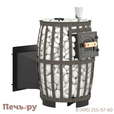 Банная печь Везувий Легенда Русский пар Ковка 18 Панорама М фото 2