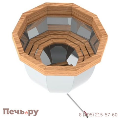 Банный чан Сибирский завод 10 граней с обшивкой фото
