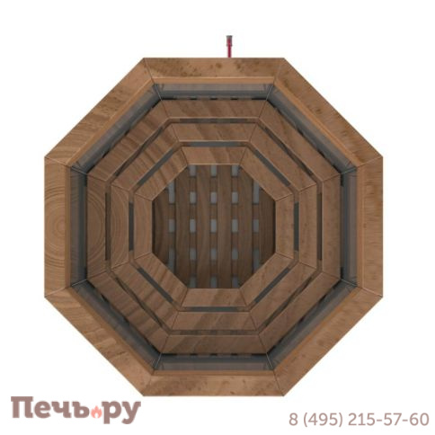 Банный чан Сибирский завод 8 граней с обшивкой фото 2