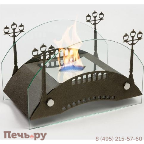 Биокамин настольный Lux Fire Пушкинский мост М фото 2