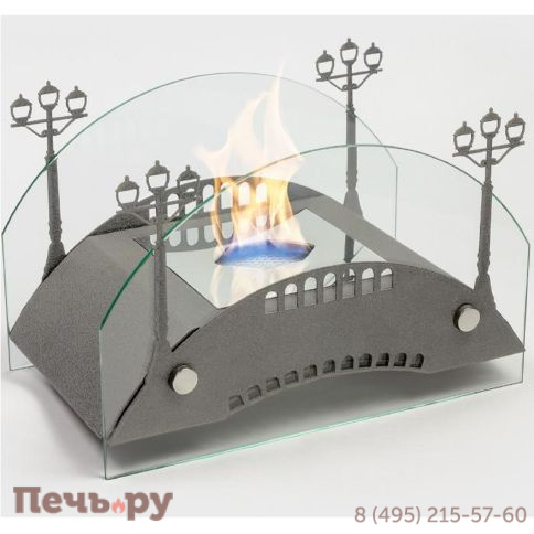 Биокамин настольный Lux Fire Пушкинский мост М фото 3
