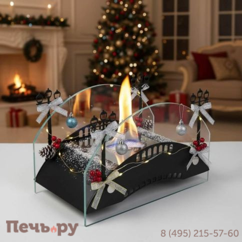Биокамин настольный Lux Fire Пушкинский мост М фото
