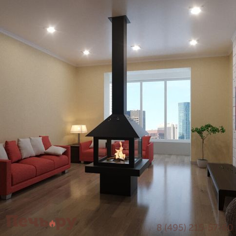 Биокамин островной Good Fire Куб 850 фото 4