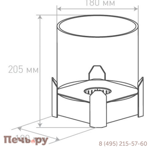 Биокамин Silver Smith Mini 1 фото 5